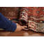Tapis de couloir géométrique en laine traditionnel 4 x 9
