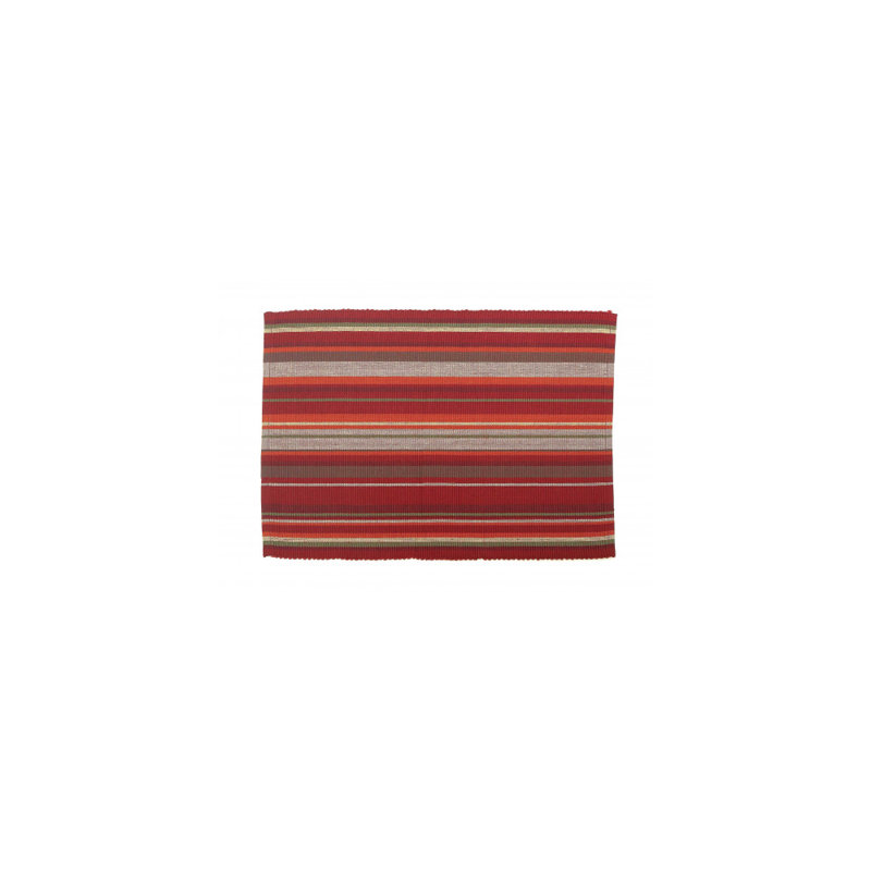 Napperon en coton 19 "Caruthers, Rouge