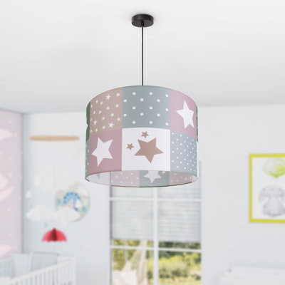 Drum pendant lamp 1-light Caton