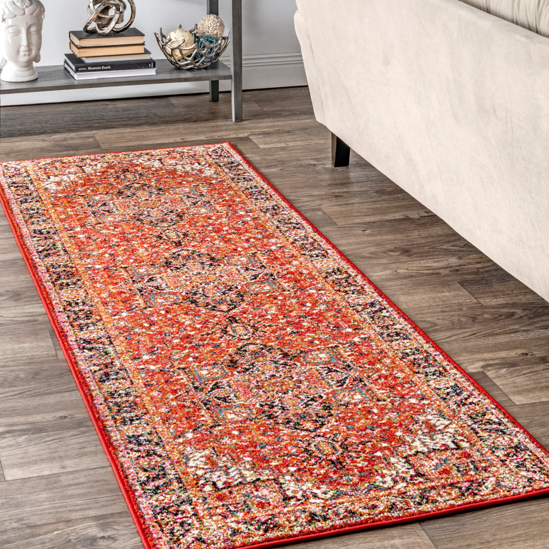 Benhurst Traditional Medallion Oriental Area Rug, Runner 2'8" x 8'