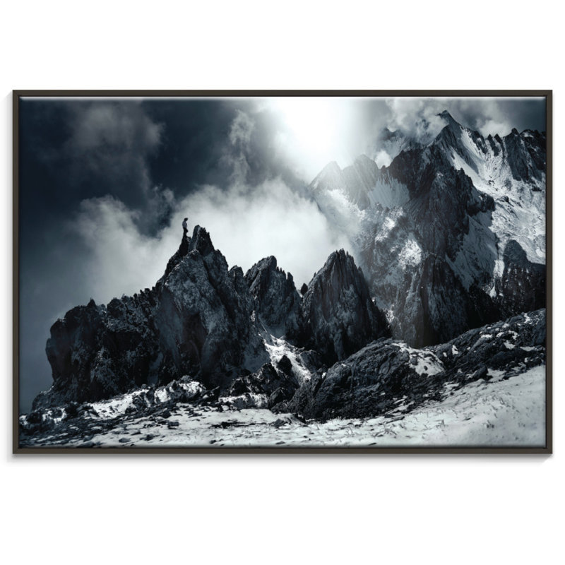 Print on Canvas, Black, 102cm H x 152cm W