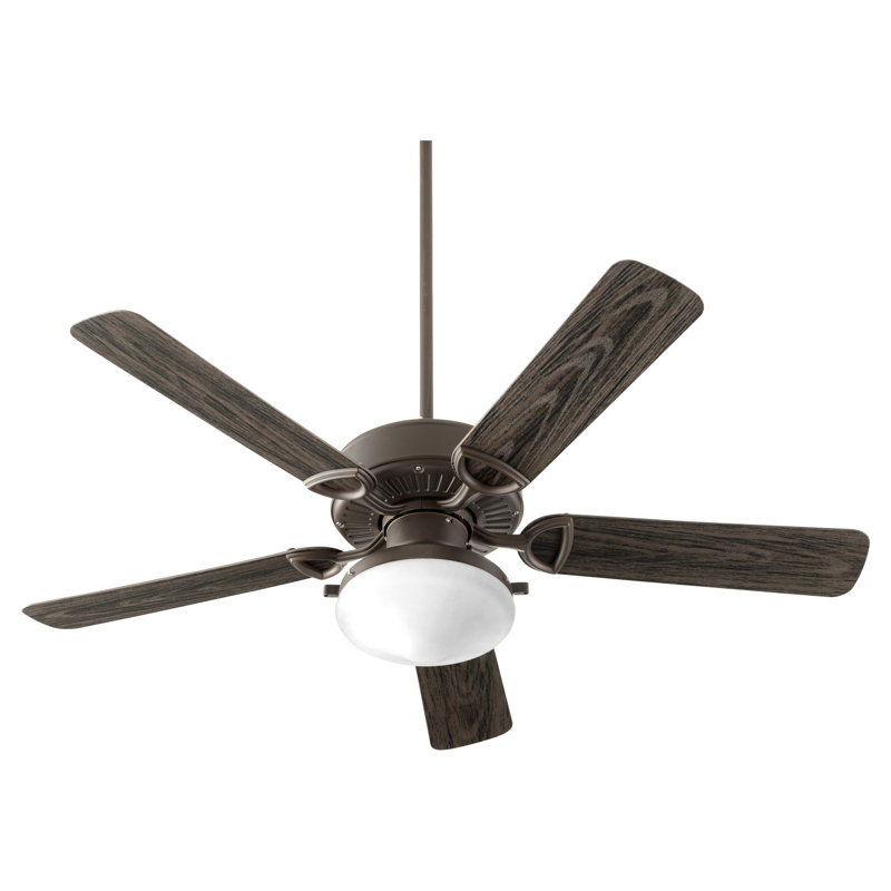 Wojtowicz 52'' Ceiling Fan with LED Lights, Oiled Bronze