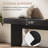 47" Wooden Entryway Bench, Farmhouse Shoe Bench-411580769