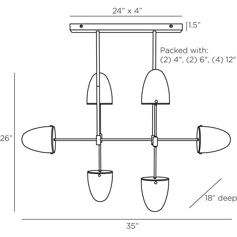 Alazani Linear Chandelier