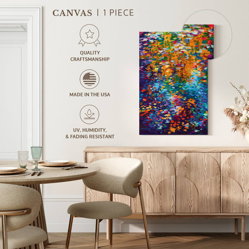 The Dance Of Leaves, 12" H x 8" W