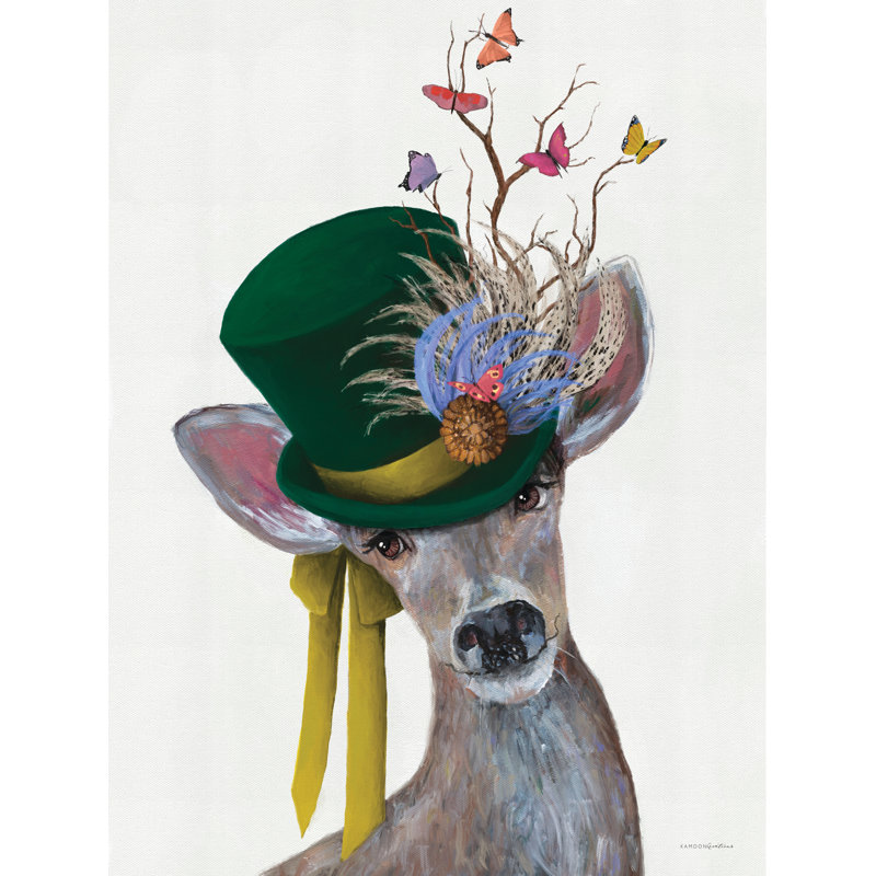 Can You Hand Me My Hat Deer? par Kamdon Kreations, H 24 po x l 18 po