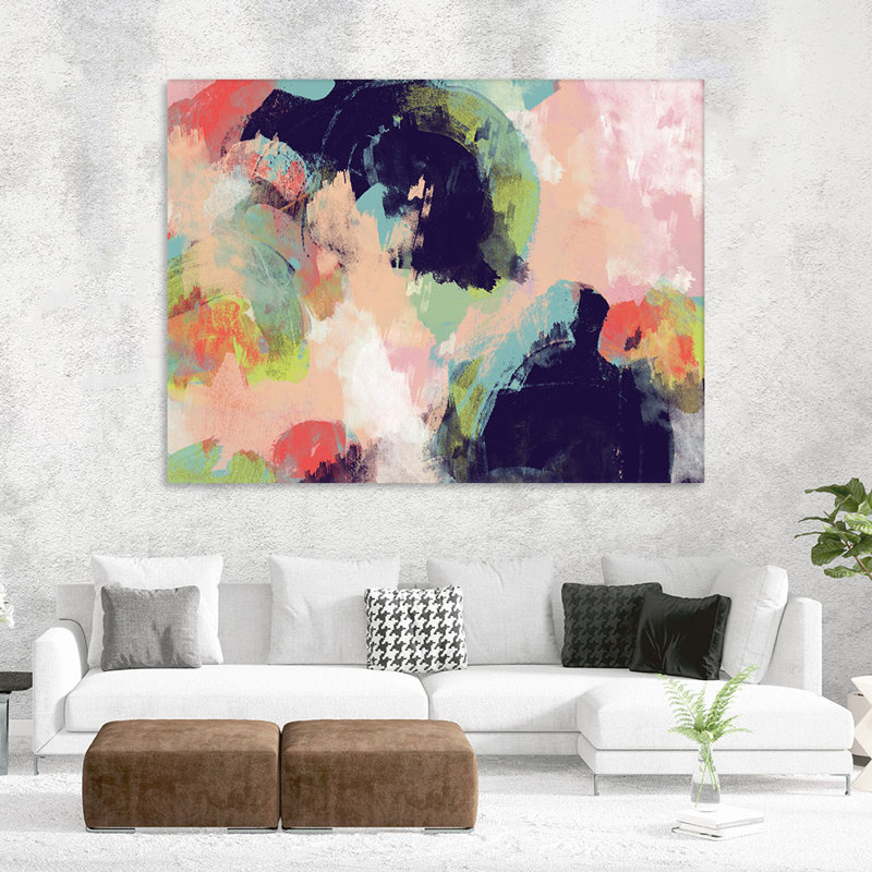 Reproduction d’art sur toile tendue « vibrant spring i » par studio w
