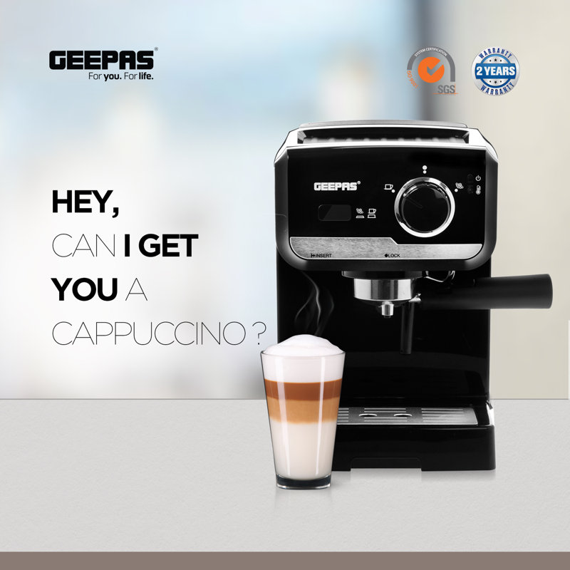 1140W Barista Espresso & Coffee Machine