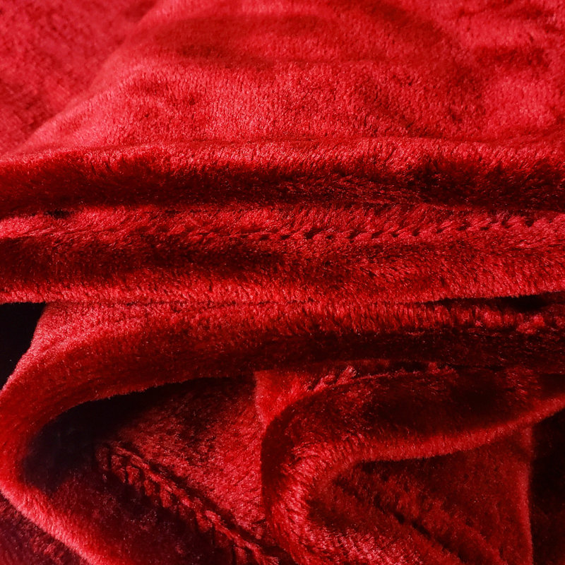 Velour Gender Neutral Mid-Calf Bathrobe with Pockets