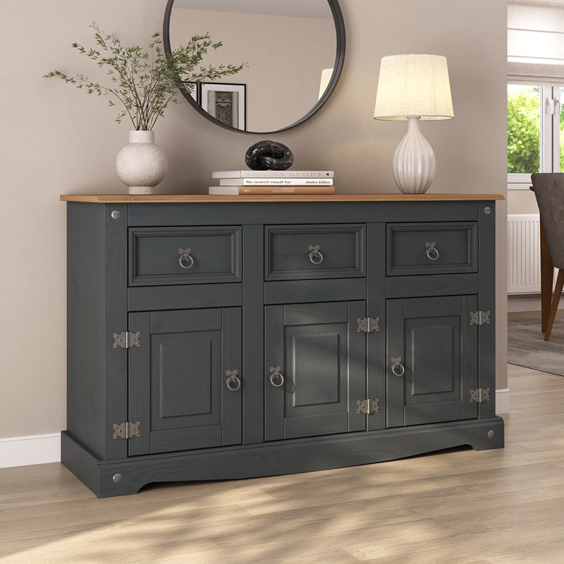 Aticus 125cm Solid Wood Sideboard