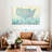 " Highways USA Map " 3 Piece Art Print-105075171