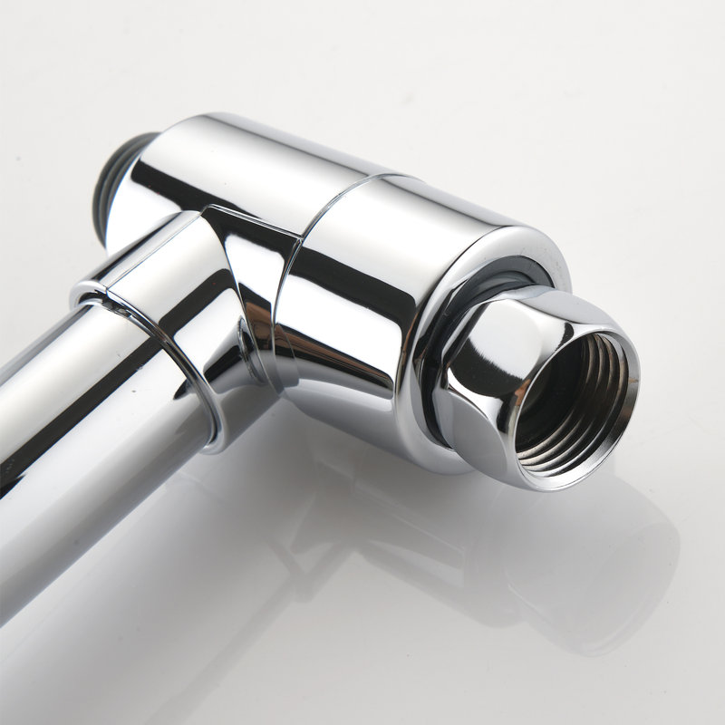 Douche murale avec glissière en acier inoxydable, double tête à 7 réglages, finition du système de spa de tête, perceuse