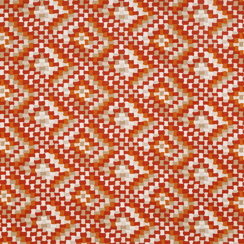 Tissu Beau Monde, Mandarine