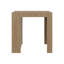 Îlot de cuisine Lacour, table de bar avec 3 tablettes latérales, chêne naturel-887736922