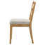 Ensemble de chaises d'appoint à dossier en échelle avec confort rembourré