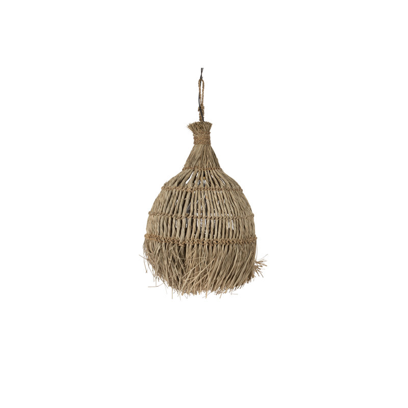 1 - Light Natural Dome Pendant