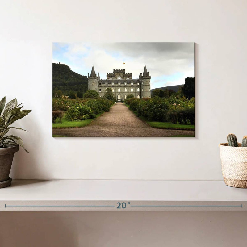 Lilie Scottish Inveraray Castle, H 8 po x l 12 po