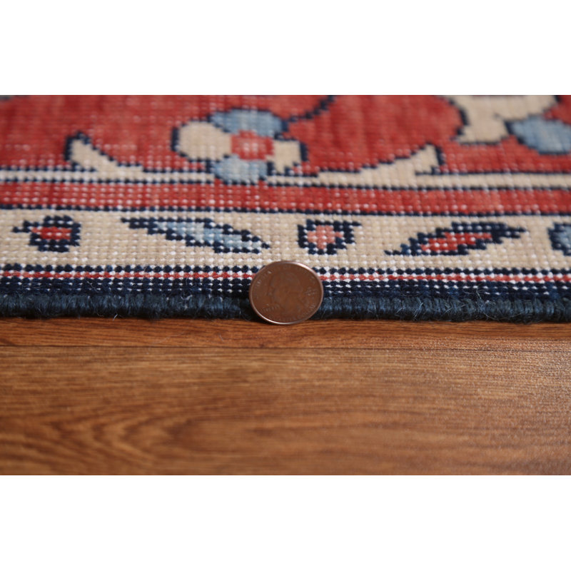 Tapis turc en laine Heriz Serapi noué à la main 9 x 12