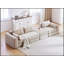 Ensemble de canapé modulaire rembourré, ensemble de canapé de salon modulaire en forme de L de 100 po avec 5 coussins, canapé-lit bricolage pour salon, appartement, chambre à coucher