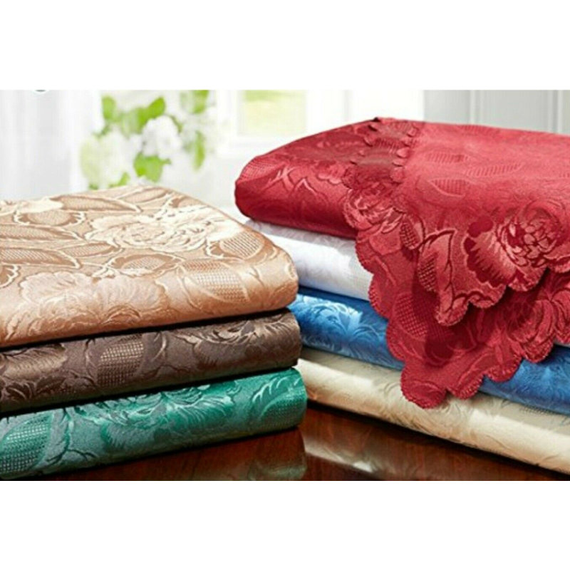 Garwood Polyester Floral Napkin, Brick
