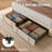 Tata Velvet Upholstery Platform Bed Frame with Wingback Headboard and Storage Drawers-1684694870-1684694874