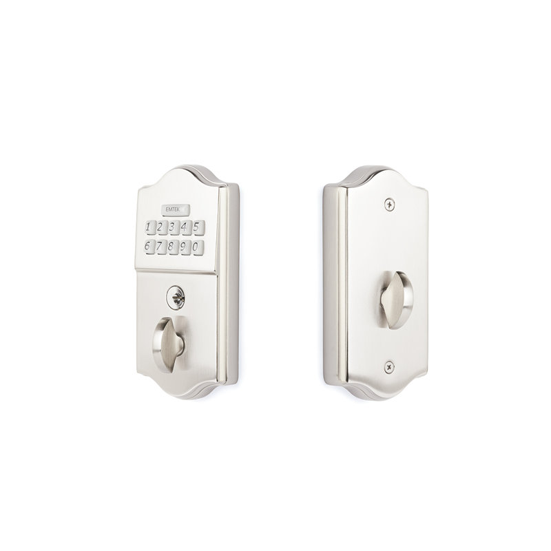 Classic Electronic Keypad Deadbolt, Satin Nickel