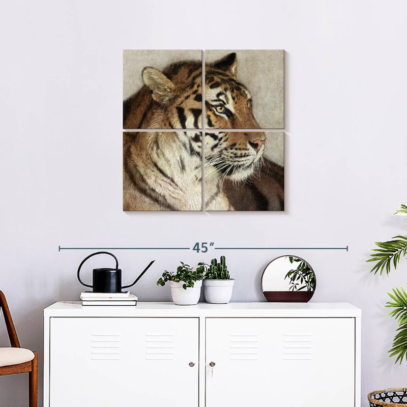 Tigre de Brampt, H 26 po x l 26 po