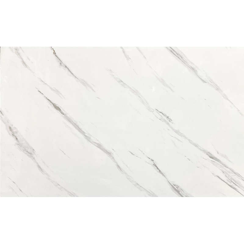 2 panneaux muraux de décoration en marbre blanc Ppf / 2 pièces (2 panneaux), 98.50"H x 14.60"W