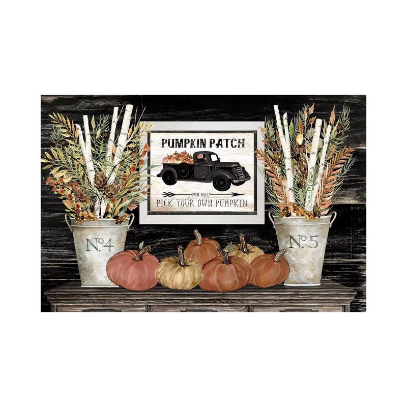 Pumpkin Patch Still Life by Cindy Jacobs - Wrapped Canvas Gallery-Wrapped Canvas Giclée, 20.32 cm H x 30.48 cm W