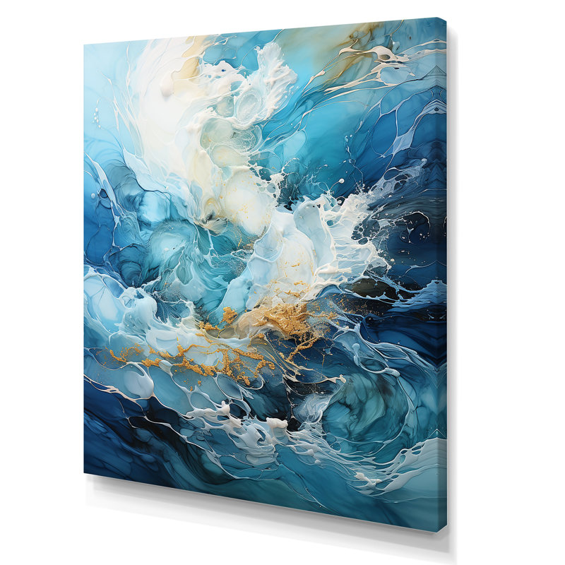 «Modern modern», art moderne abstrait, Toile tendue, H 20 po x l 12 po x P 1 po