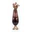 Abstract Glass Vase with Gold Accents-1461252933