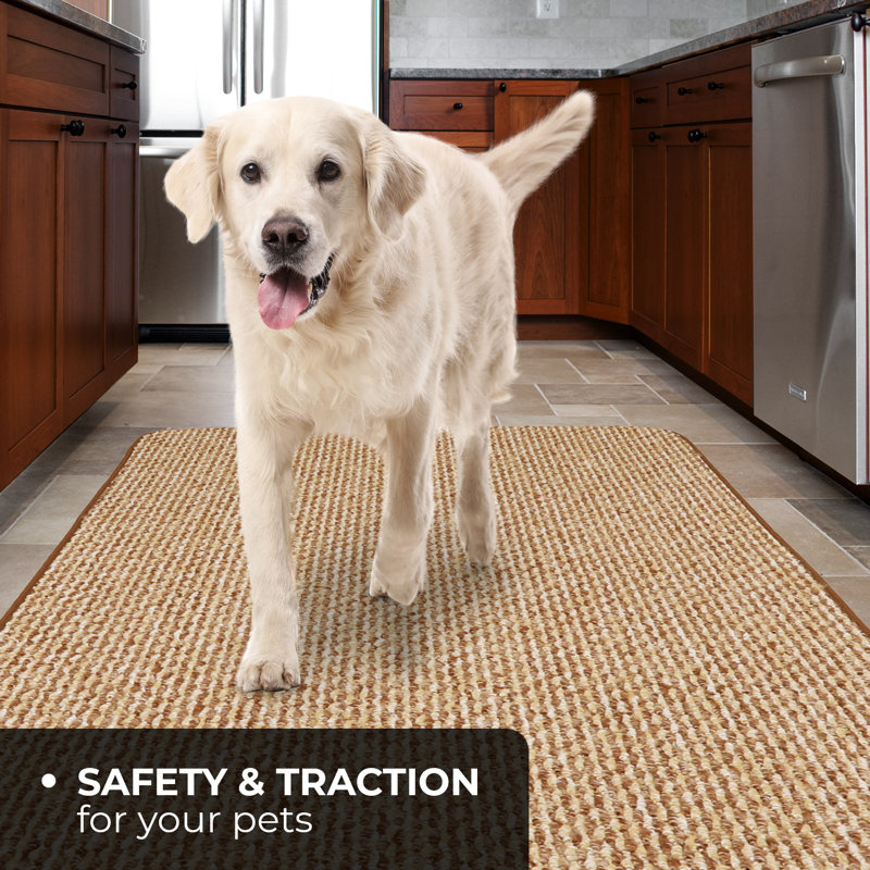 House, Home and More Skid-Resistant Carpet Runner - Praline Brown, Runner 2'3" x 6'