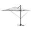Roma Parasol with LED Strip Lights Aluminium and Polyester Garden Shade-515771268-515771274