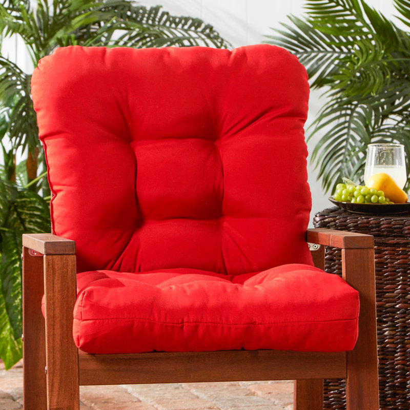 Coussin de chaise d'extérieur Lester, Salsa, 1, H 21 po x l 21 po x P 21 po