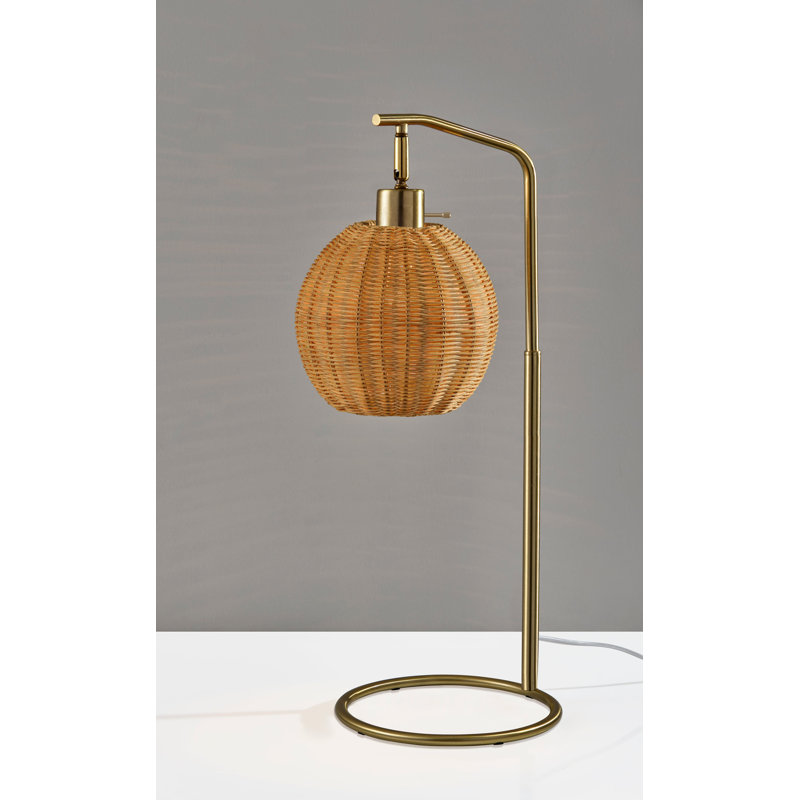 Maeve Table Lamp, Brown, Brown