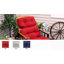 Coussin d'extérieur à dossier haut capitonné 23 po x 47 po - Bleu-2010159720