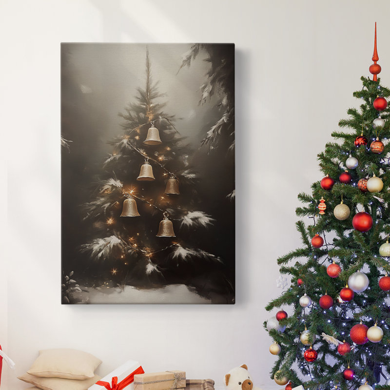 Art des Fêtes de Noël - Toile tendue avec châssis - Série 2-CLV, H 36 po x l 24 po
