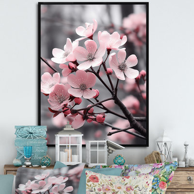 Champ photo rose et gris Dogwood