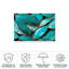 Treechild Turquoise Leafs Outdoor  Canvas-1198055933