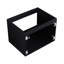 Meuble-lavabo mural 24 po. Armoire noire en contreplaqué avec porte à fermeture en douceur. Lavabo en céramique pour salle de bain moderne 24 po. Silencieusement