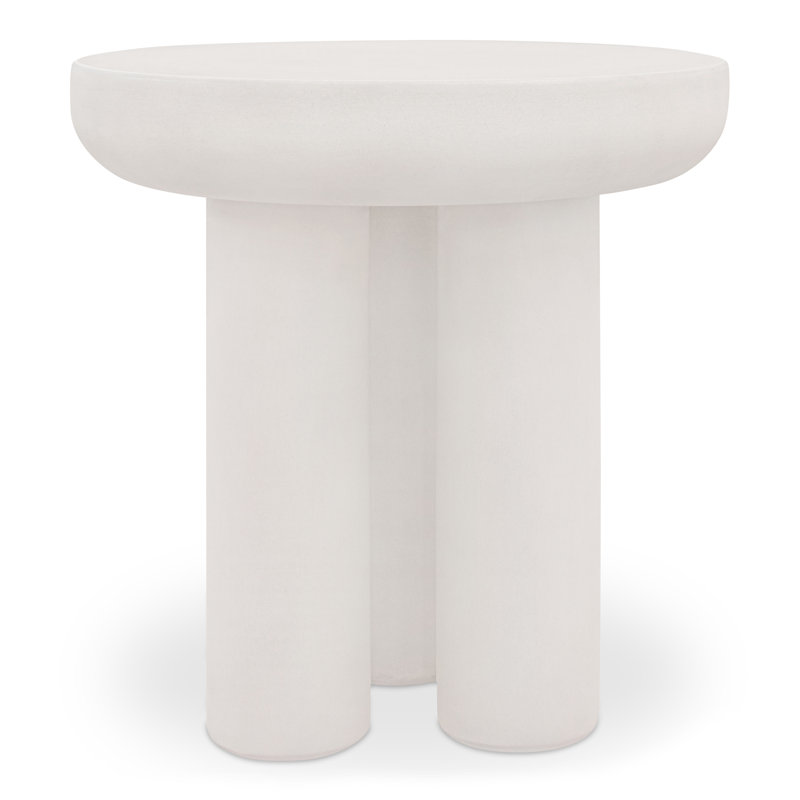 Rocca End Table, Cream