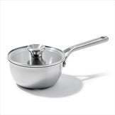 OXO Mira 1.5Qt Tri-Ply Stainless Steel Chef's Pan with Lid