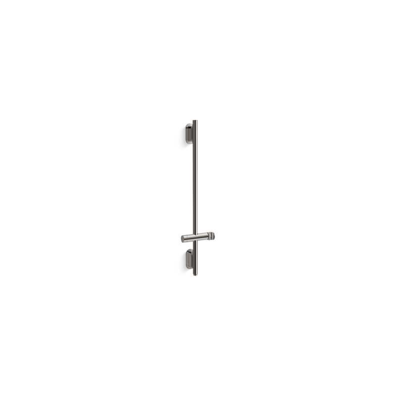 Statement 32" Deluxe Slidebar with Integrated Water Supply For Handshower, Vibrant Titanium