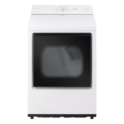LG Ultra Large Capacity Rear Control Electric Dryer with AI Sensing and ThinQ® Smart Features, 7.3 cu. ft.