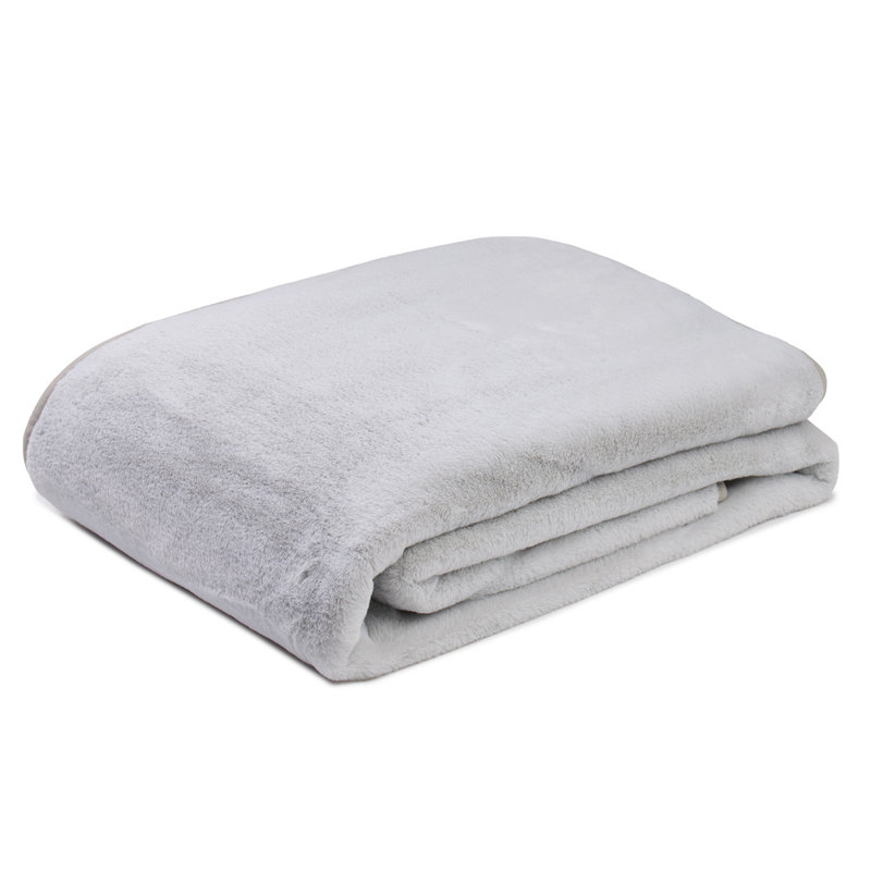Throw Blanket, W220 x L240cm, Matt Brushed Nickel