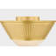 Elsmere Flush Mount in Aged Brass
