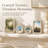 Nautical Coastal Rope Resin Champagne Picture Frame Wall Decor 4-Piece Set