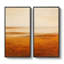 «Warm Sunset Horizon Landscape», ensemble de 2 reproductions d'art encadrées sur toile 60 po x 30 po x 2 pièces-1551510232-1551510235
