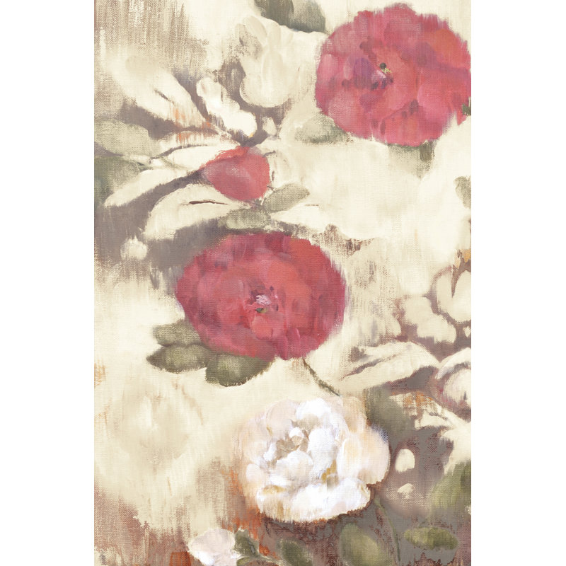 Ikat Rose III by Marietta Cohen - Wrapped Canvas Print, 46cm H x 30cm W x 3.8cm D