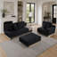74.5 " Velvet L-Shaped Sectional